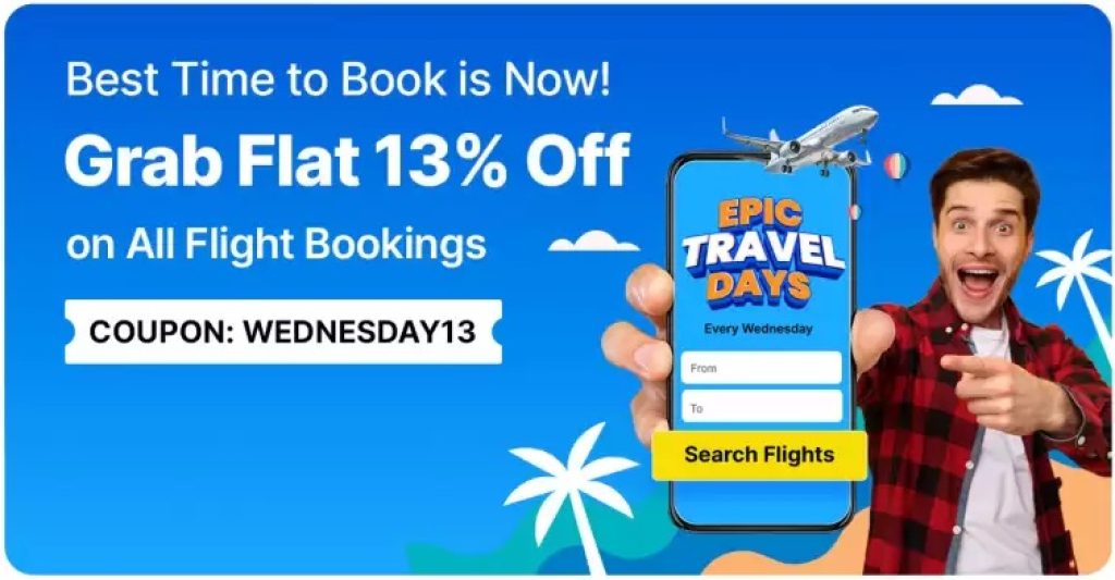 Flipkart Flight Booking Offer Wednesday